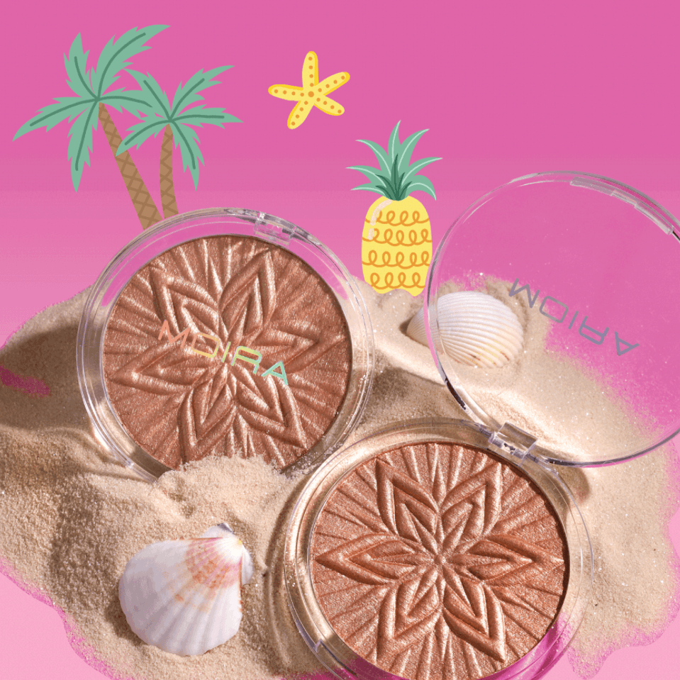 Glamour Us_Moira_Makeup_Sun Glow Face &amp; Body Highlighter_Fairy Gold_SGH004 The best affordable Latina and Mexican makeup, beauty and cosmetics supply store in Chula Vista, San Diego