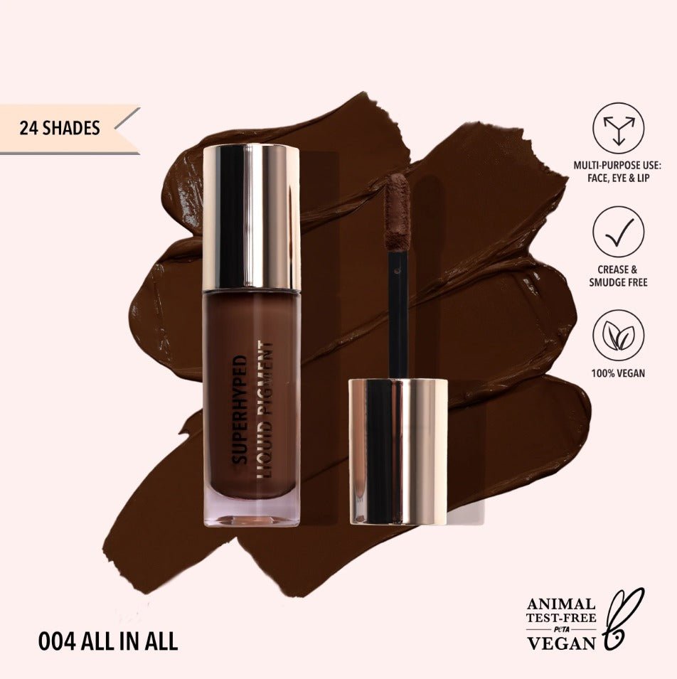 Glamour Us_Moira_Makeup_Superhyped Liquid Pigment_All in All_SLP004 The best affordable Latina and Mexican makeup, beauty and cosmetics supply store in Chula Vista, San Diego