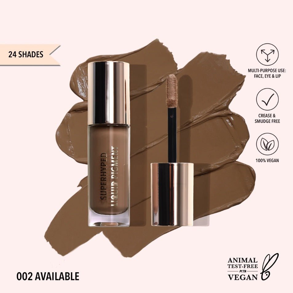 Glamour Us_Moira_Makeup_Superhyped Liquid Pigment_Available_SLP002 Latina makeup, beauty and skincare supply store Mexican makeup products