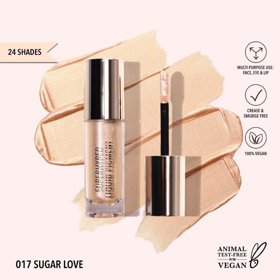Glamour Us_Moira_Makeup_Superhyped Liquid Pigment_Sugar Love_SLP017 The best affordable Latina and Mexican makeup, beauty and cosmetics supply store in Chula Vista, San Diego