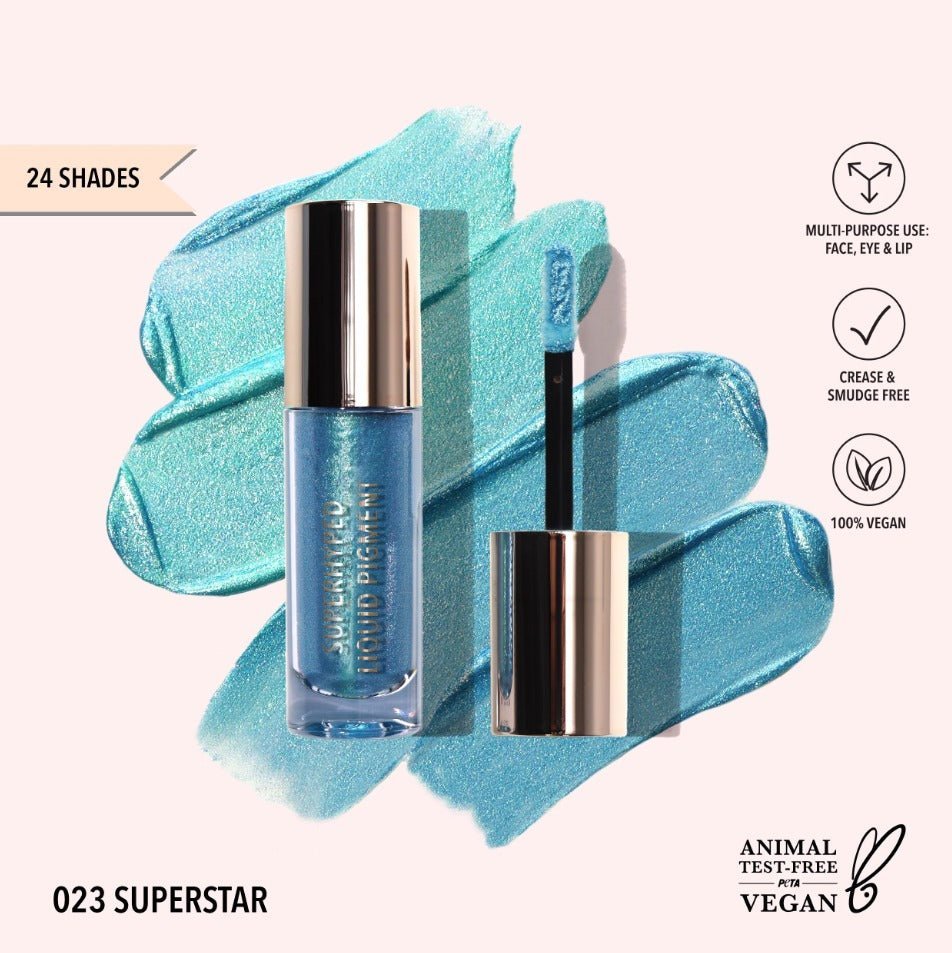 Glamour Us_Moira_Makeup_Superhyped Liquid Pigment_Superstar_SLP023 The best affordable Latina and Mexican makeup, beauty and cosmetics supply store in Chula Vista, San Diego