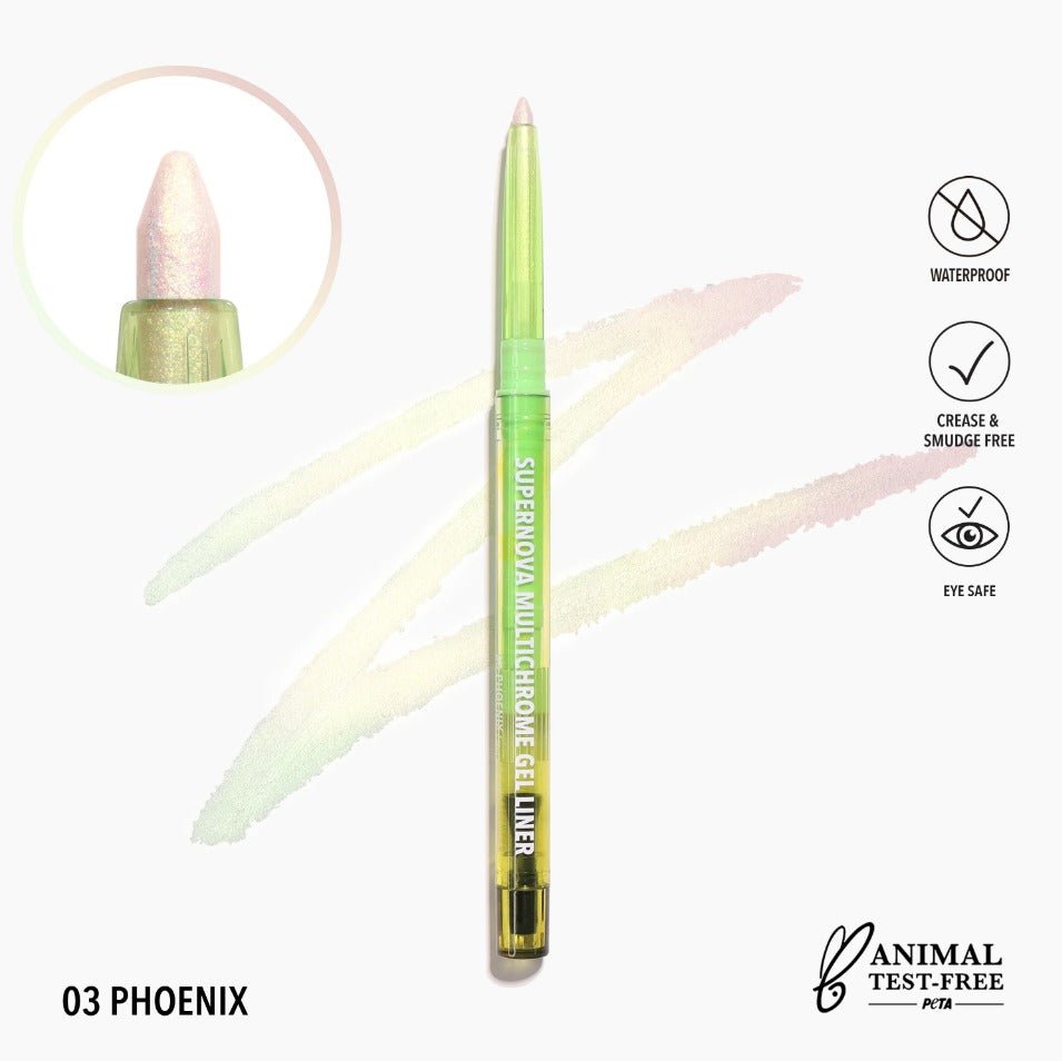 Glamour Us_Moira_Makeup_Supernova Multichrome Gel Liner_Phoenix_SMGL003 The best affordable Latina and Mexican makeup, beauty and cosmetics supply store in Chula Vista, San Diego