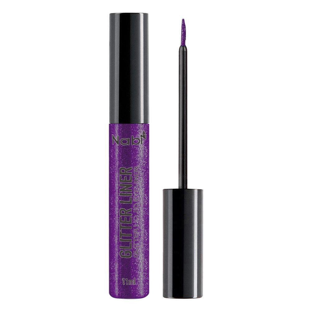 Glamour Us_Nabi_Makeup_Glitter Liquid Eyeliner_Purple_ELG72-7