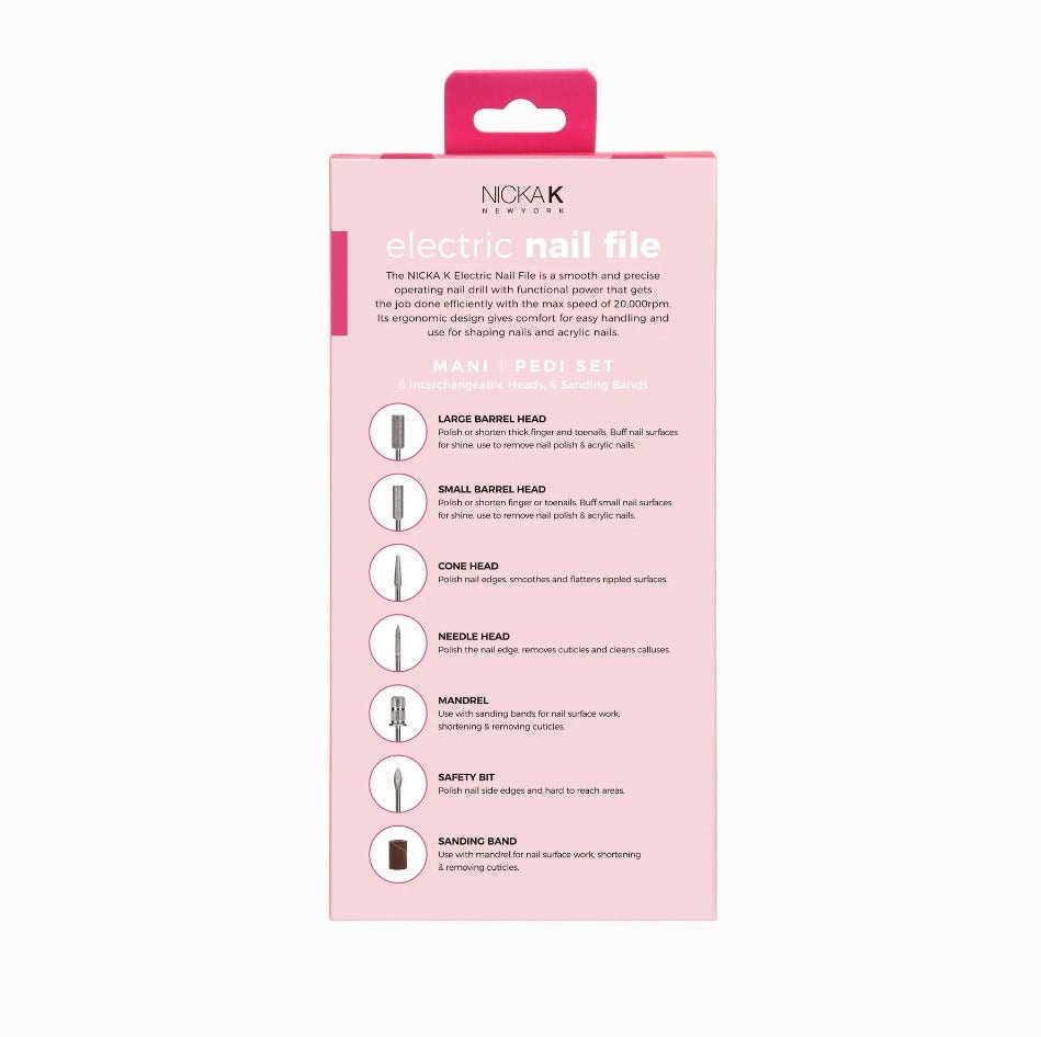 Glamour Us_Nicka K_Nails_Electric Nail File__TENA01 The best affordable Latina and Mexican makeup, beauty and cosmetics supply store in Chula Vista, San Diego