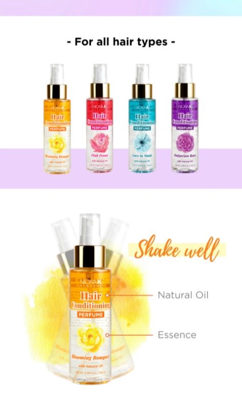 Glamour Us_Nicka K_Hair_Hair Conditioning Perfume_Blooming Bouquet_HAPU01 The best affordable Latina and Mexican makeup, beauty and cosmetics supply store in Chula Vista, San Diego