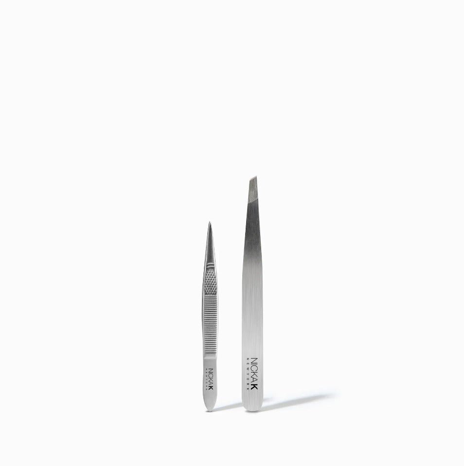Glamour Us_Nicka K_Tools &amp; Brushes_Tweezer Combo Pack_Stainless Steel_NI012S