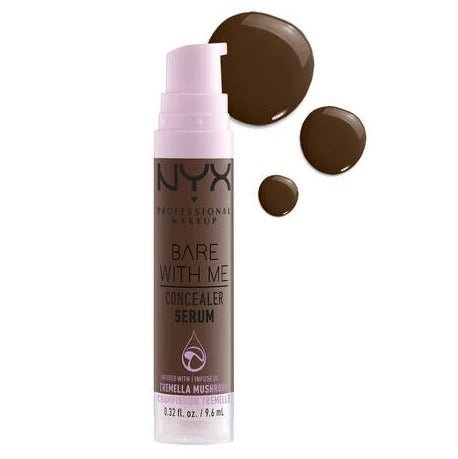 Glamour Us_NYX_Makeup_Bare With Me Concealer Serum_Deep_BWMCCS13 The best affordable Latina and Mexican makeup, beauty and cosmetics supply store in Chula Vista, San Diego