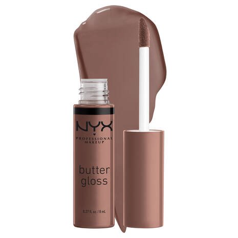 Glamour Us_NYX_Makeup_Butter Gloss_Cinnamon Roll 2_BLG48 The best affordable Latina and Mexican makeup, beauty and cosmetics supply store in Chula Vista, San Diego
