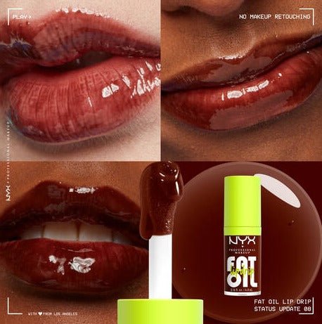 Glamour Us_NYX_Makeup_Fat Oil Lip Drip Lip Gloss_Status Update_FOLD08 The best affordable Latina and Mexican makeup, beauty and cosmetics supply store in Chula Vista, San Diego