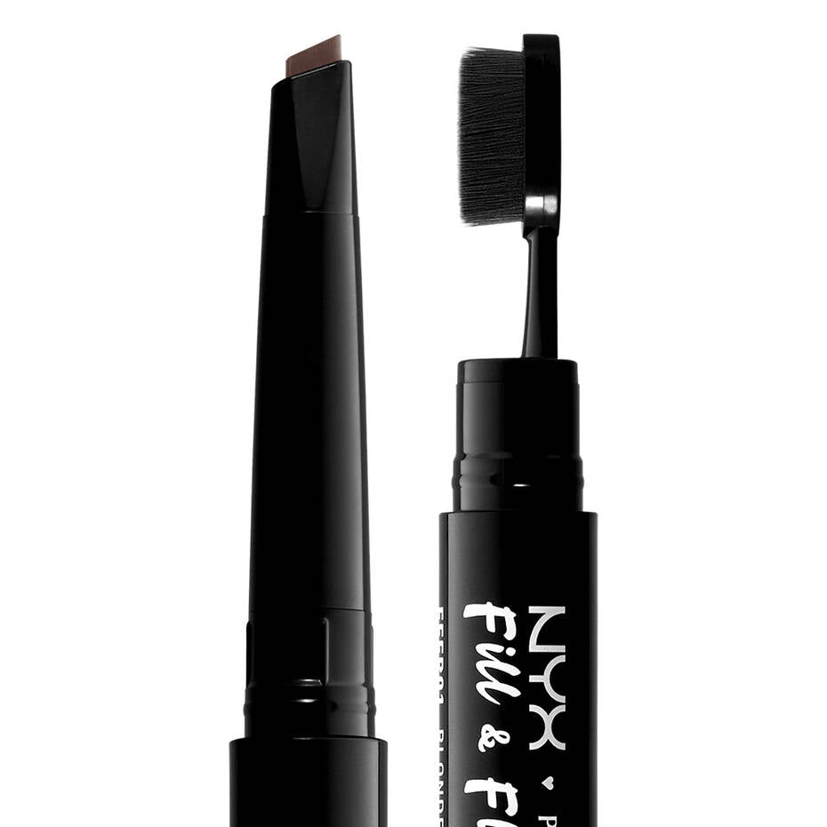 Glamour Us_NYX_Makeup_Fill &amp; Fluff Pomade Eyebrow Pencil_Blonde_FFEP01 The best affordable Latina and Mexican makeup, beauty and cosmetics supply store in Chula Vista, San Diego