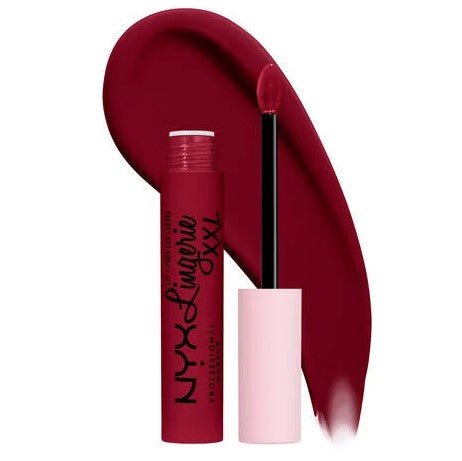 Glamour Us_NYX_Makeup_Lip Lingerie XXL Matte Liquid Lipstick_Sizzlin&