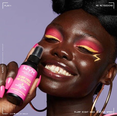 Glamour Us_NYX_Makeup_Plump Finish Fini Repulpant Setting Spray__MSS04 The best affordable Latina and Mexican makeup, beauty and cosmetics supply store in Chula Vista, San Diego