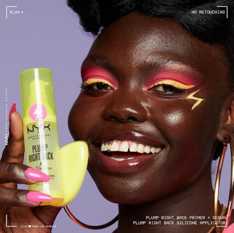 Glamour Us_NYX_Makeup_Plump Right Back Face Primer + Serum__PRBPS01 The best affordable Latina and Mexican makeup, beauty and cosmetics supply store in Chula Vista, San Diego