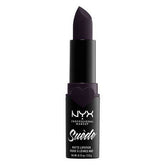 Glamour Us_NYX_Makeup_Suede Matte Lipstick_Doom_SDMLS18-VNLC