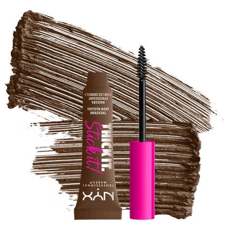 Glamour Us_NYX_Makeup_Thick It Stick It! Eyebrow Gel_Brunette_TISI06 The best affordable Latina and Mexican makeup, beauty and cosmetics supply store in Chula Vista, San Diego
