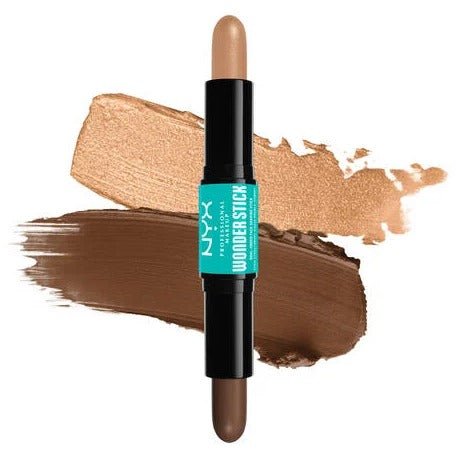 Glamour Us_NYX_Makeup_Wonder Stick Contour &amp; Highlighter Stick_Medium Tan_WSR05 The best affordable Latina and Mexican makeup, beauty and cosmetics supply store in Chula Vista, San Diego