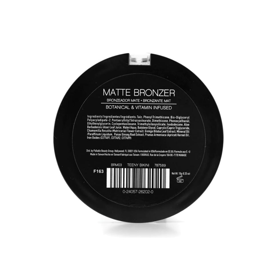 Glamour Us_Palladio_Makeup_Matte Bronzer_Teeny Bikini_BRM03 The best affordable Latina and Mexican makeup, beauty and cosmetics supply store in Chula Vista, San Diego