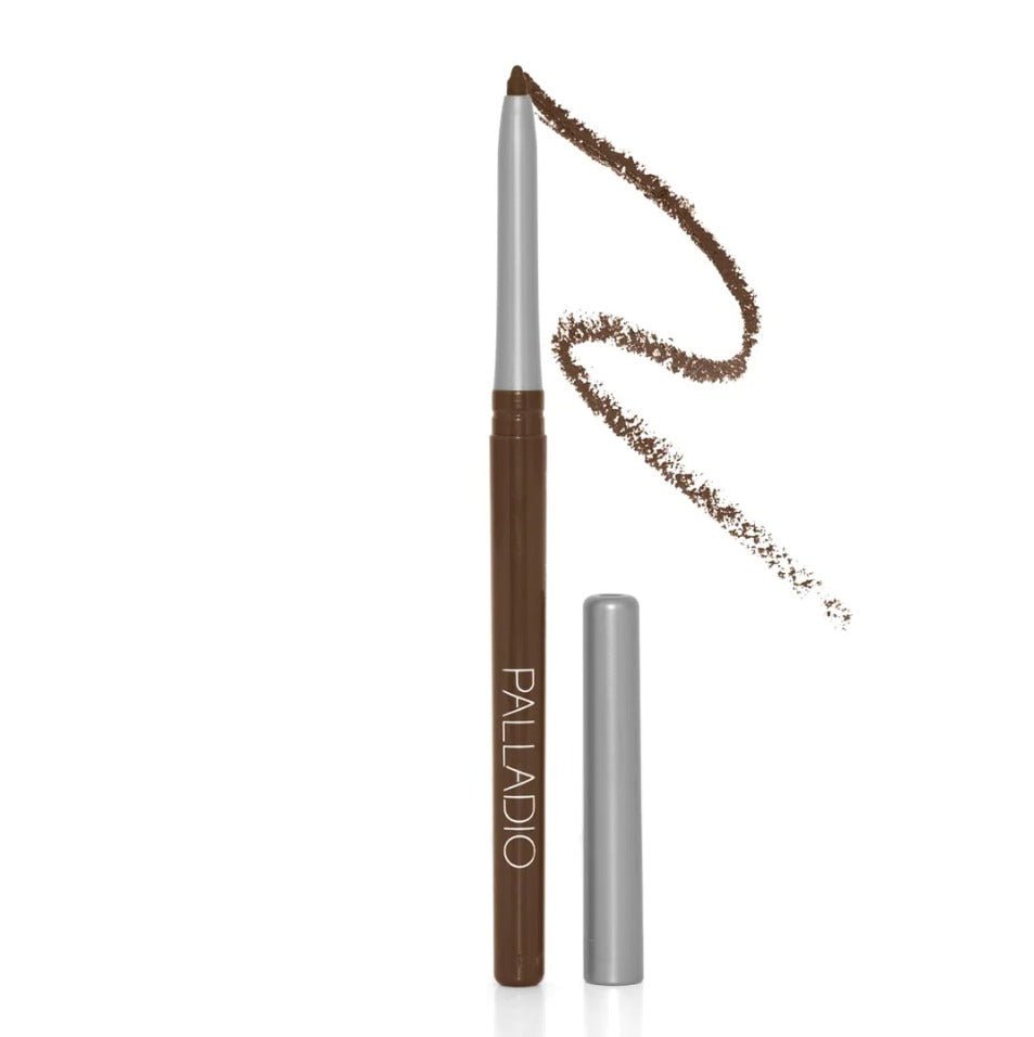 Glamour Us_Palladio_Makeup_Retractable Waterproof Liquid Eyeliner_Black Brown_PRE02 The best affordable Latina and Mexican makeup, beauty and cosmetics supply store in Chula Vista, San Diego