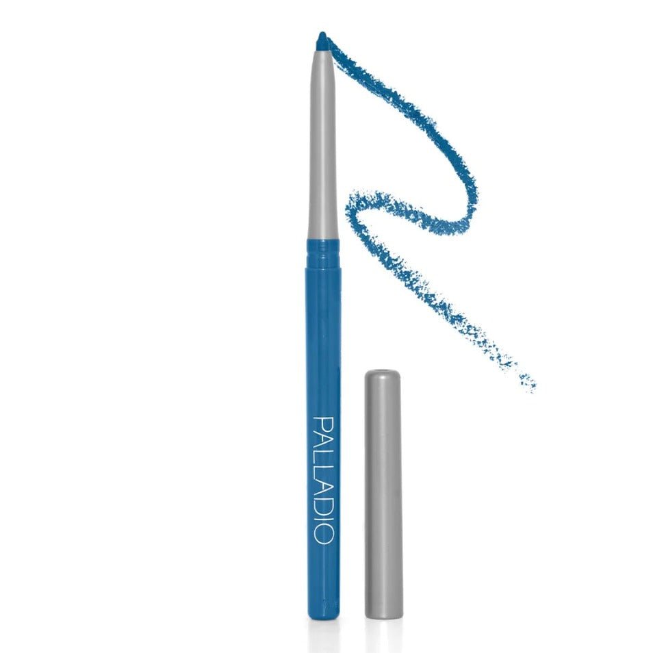Glamour Us_Palladio_Makeup_Retractable Waterproof Liquid Eyeliner_Ocean Blue_PRE11 The best affordable Latina and Mexican makeup, beauty and cosmetics supply store in Chula Vista, San Diego