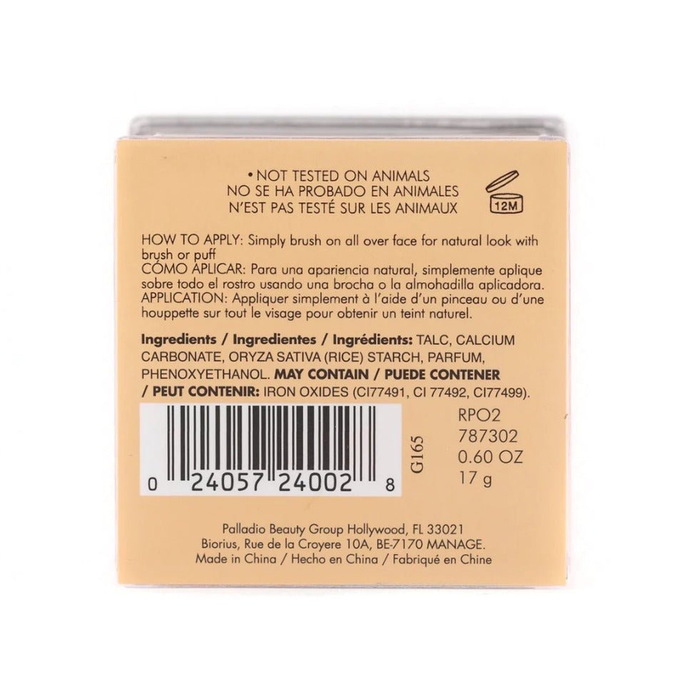 Glamour Us_Palladio_Makeup_Rice Powder_Translucent_RP02 The best affordable Latina and Mexican makeup, beauty and cosmetics supply store in Chula Vista, San Diego