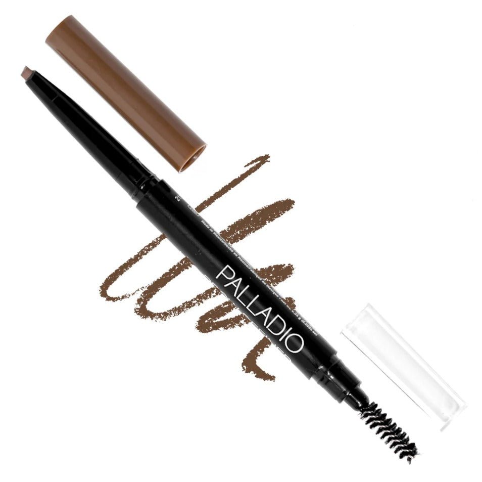 Glamour Us_Palladio_Makeup_The Brow Definer - Retractable Eyebrow Pencil_Medium Brown_PBD03 The best affordable Latina and Mexican makeup, beauty and cosmetics supply store in Chula Vista, San Diego