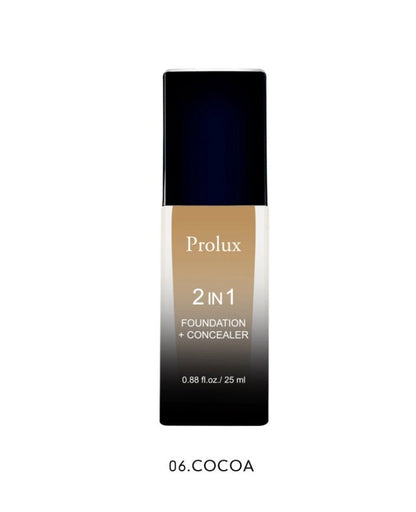Glamour Us_Prolux_Makeup_2 In 1 Foundation + Concealer_06 Cocoa_K-105