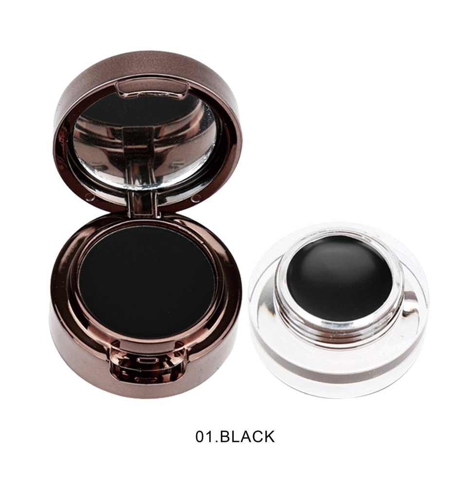 Glamour Us_Prolux_Makeup_Eyebrow Powder &amp; Gel Kit_Black_K486 / KK430 The best affordable Latina and Mexican makeup, beauty and cosmetics supply store in Chula Vista, San Diego