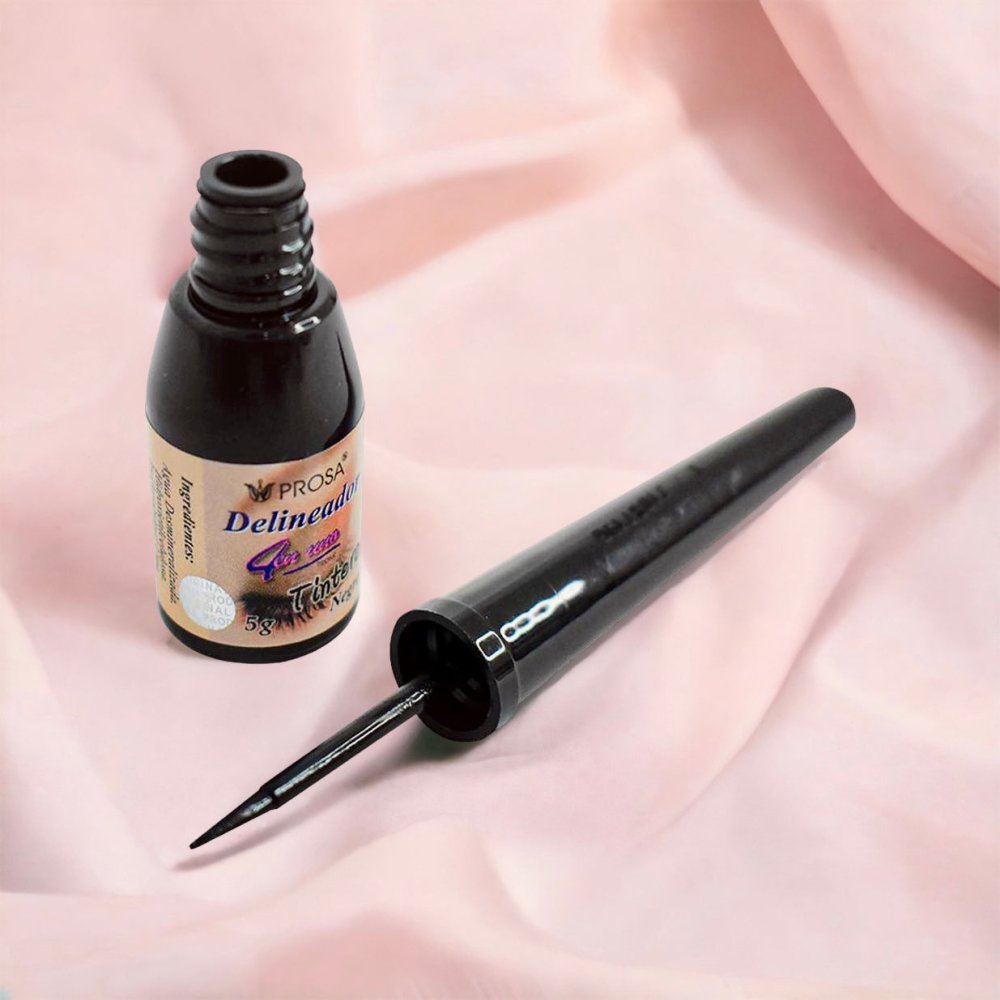 Glamour Us_Prosa_Makeup_Black - 4 en 1 Tintero Liquid Eyeliner__4EN1 - EYEL - TNBLK The best affordable Latina and Mexican makeup, beauty and cosmetics supply store in Chula Vista, San Diego
