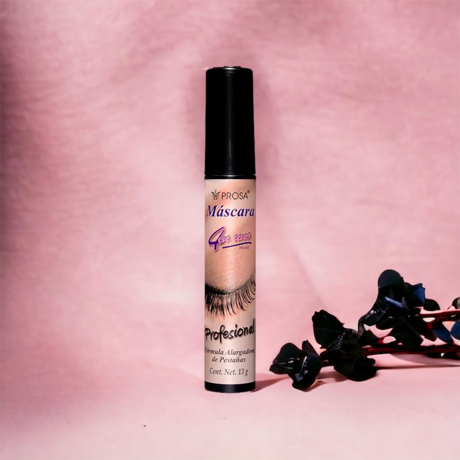 Glamour Us_Prosa_Makeup_Professional Classic Black - 4 en 1 Eyelash Mascara__4EN1 - PROCozLK The best affordable Latina and Mexican makeup, beauty and cosmetics supply store in Chula Vista, San Diego