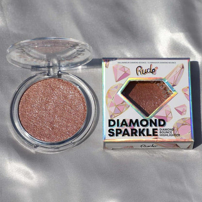Glamour Us_Rude_Makeup_Diamond Sparkle Diamond Bounce Highlighter_Rose Gold_38197