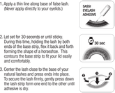 Glamour Us_Sassi_Lashes_Clear Eyelash Glue 1 oz.__35145 Latina makeup, beauty and skincare supply store Mexican makeup products