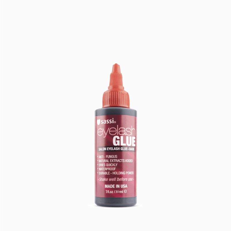 Glamour Us_Sassi_Lashes_Dark Eyelash Glue 1 oz.__35140 The best affordable Latina and Mexican makeup, beauty and cosmetics supply store in Chula Vista, San Diego