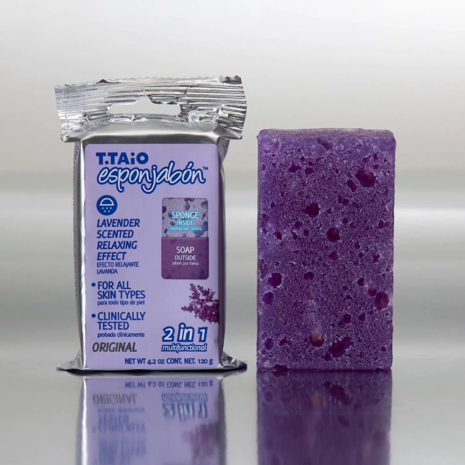 Glamour Us_T.TAiO_Skincare_Esponjabon Relajante de Lavanda__TTAIO - LAVENDER The best affordable Latina and Mexican makeup, beauty and cosmetics supply store in Chula Vista, San Diego